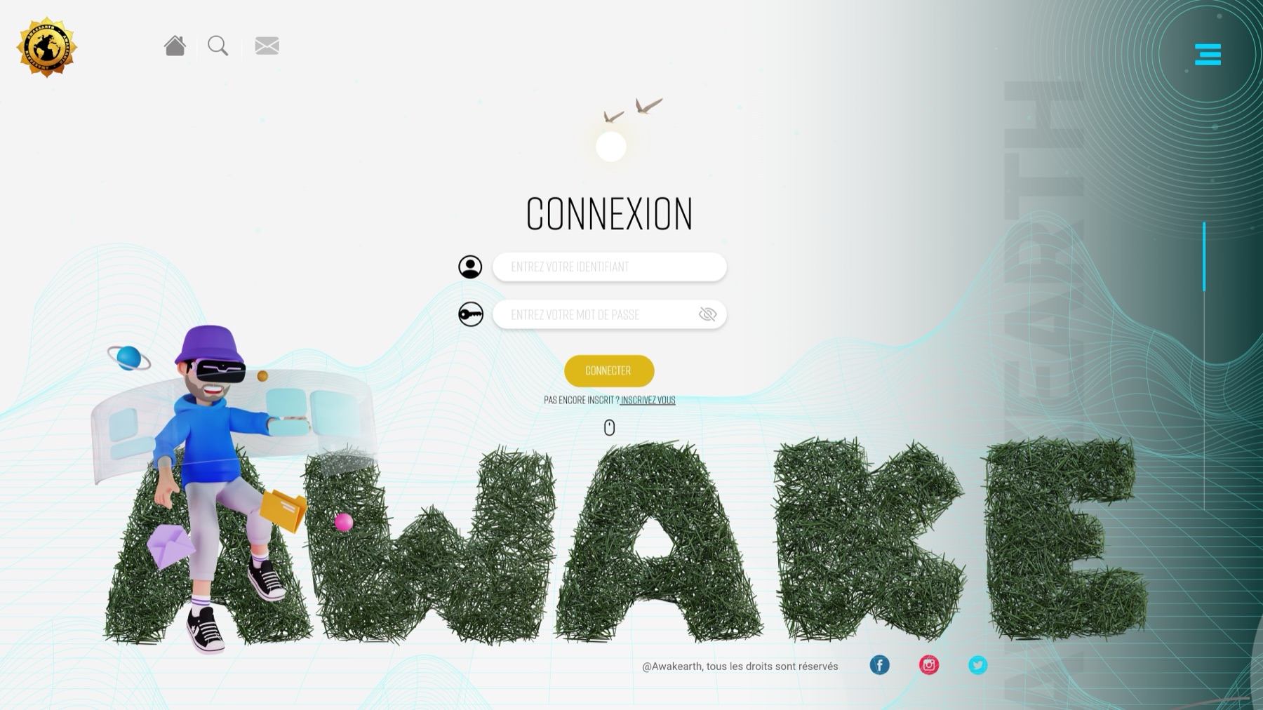 Awakearth Web 3D
